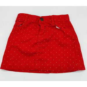 Girls 4T Cute Little Red Skirt With White Polka Dots Old Navy Size 4 Little Girl